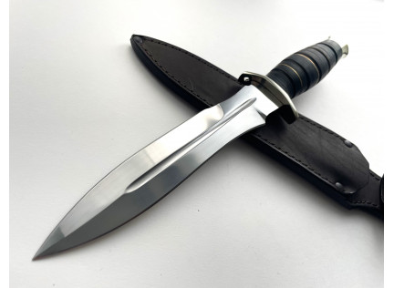 Тактический нож Пацифист. 200*4,6мм. Кожа