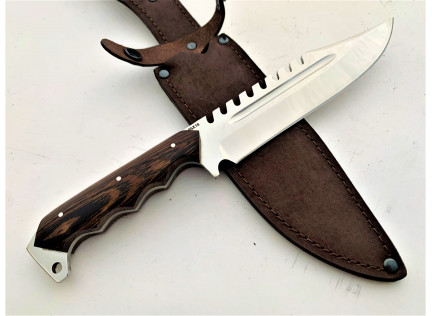 Цельнометаллический нож Каспер. 95х18