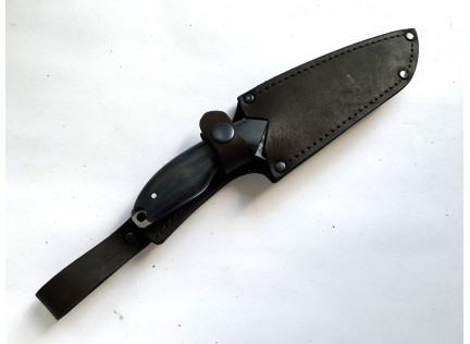 Нож цельнометаллический Тритон. Дамаск. G10