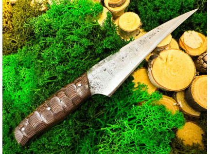 Кованый нож "УКУС" 9ХС. Венге Кованый нож "УКУС" 9ХС. Венге