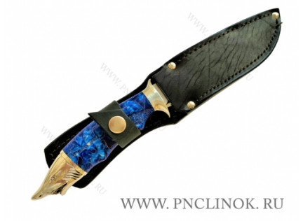 Авторский нож "Голубая Акула"